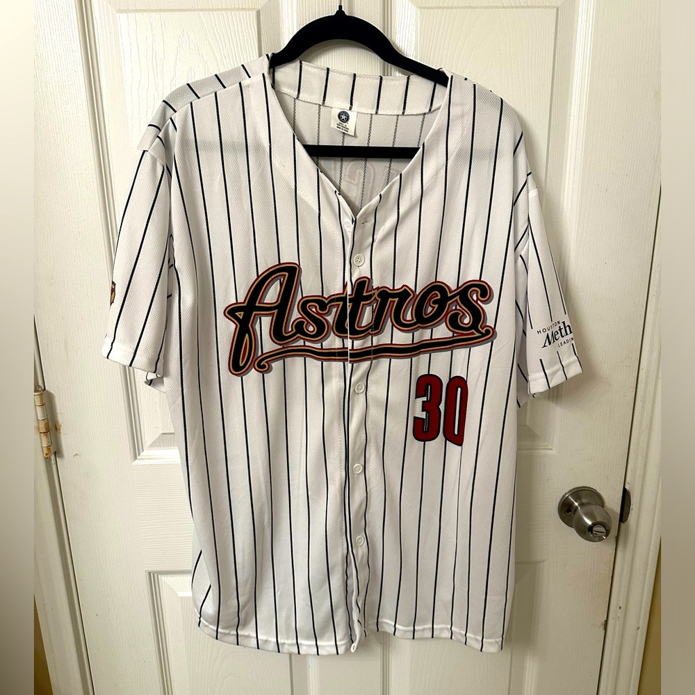 Houston Astros Kyle Tucker Pinstripe Replica Jersey Size XL
